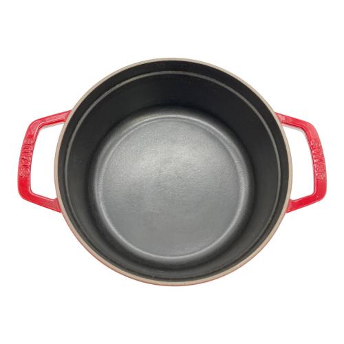 Staub (ストウブ) ピコ・ココット・ラウンド 22cm レッド