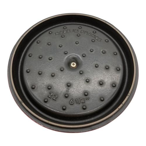 Staub (ストウブ) ピコ・ココット・ラウンド 22cm レッド