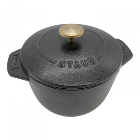 GW迄の出品★STAUB / ストウブ / ラココット de GOHAN Staub (ストウブ) ラココット de GOHAN 12cm ブラック｜トレファクONLINE