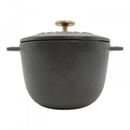 Staub (ストウブ) ラココット de GOHAN 12cm ブラック｜トレファクONLINE