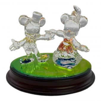 DISNEY (ディズニー) ミッキー＆ミニー クリスタルフィギュア