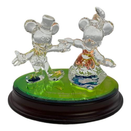 DISNEY (ディズニー) ミッキー＆ミニー クリスタルフィギュア
