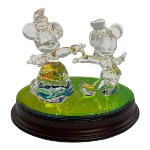DISNEY (ディズニー) ミッキー＆ミニー クリスタルフィギュア