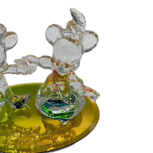 DISNEY (ディズニー) ミッキー＆ミニー クリスタルフィギュア