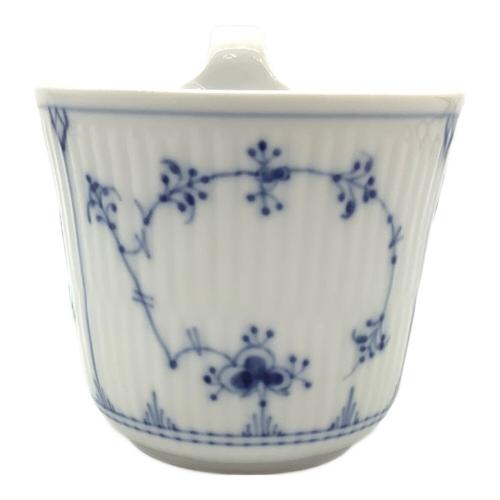 ROYAL COPENHAGEN (ロイヤル・コペンハーゲン) ブルーフルーテッド・プレイン ハイハンドルカップ&ソーサー