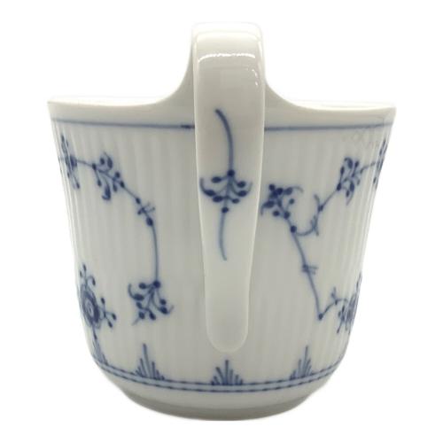 ROYAL COPENHAGEN (ロイヤル・コペンハーゲン) ブルーフルーテッド・プレイン ハイハンドルカップ&ソーサー