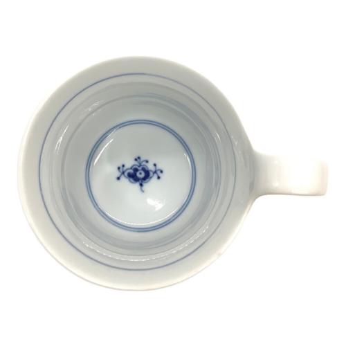 ROYAL COPENHAGEN (ロイヤル・コペンハーゲン) ブルーフルーテッド・プレイン ハイハンドルカップ&ソーサー