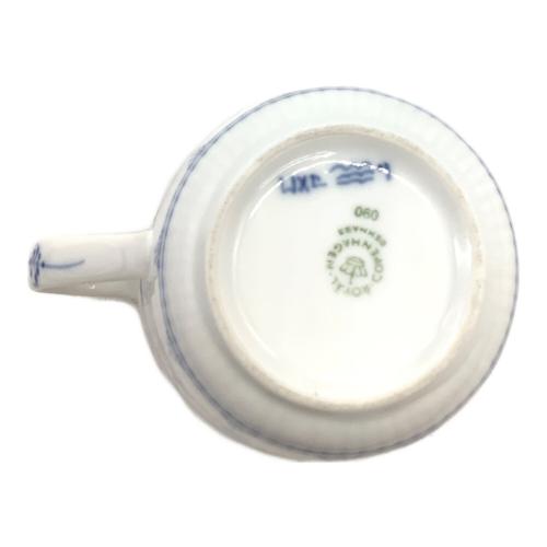 ROYAL COPENHAGEN (ロイヤル・コペンハーゲン) ブルーフルーテッド・プレイン ハイハンドルカップ&ソーサー