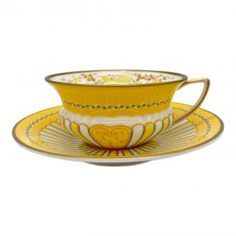 Wedgwood (ウェッジウッド) ハーレクイン コレクション イエローリボン カップ&ソーサー