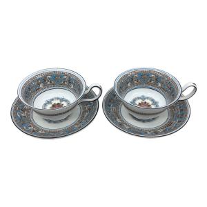 Wedgwood (ウェッジウッド) カップ&ソーサー フロレンティーン・ターコイズ