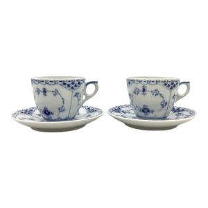 ROYAL COPENHAGEN (ロイヤル・コペンハーゲン) ブルーフルーテッド・プレイン カップ&ソーサー