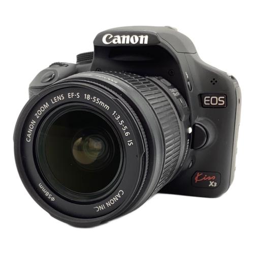 CANON (キヤノン) EOS Kiss X3 デジタル一眼レフカメラ DS126231 ダブルレンズキット