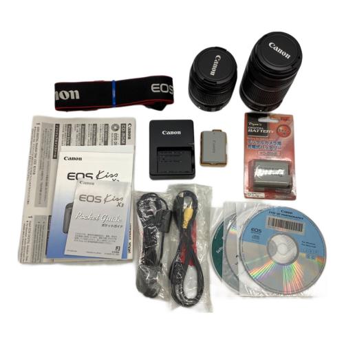 CANON (キヤノン) EOS Kiss X3 デジタル一眼レフカメラ DS126231 ダブルレンズキット