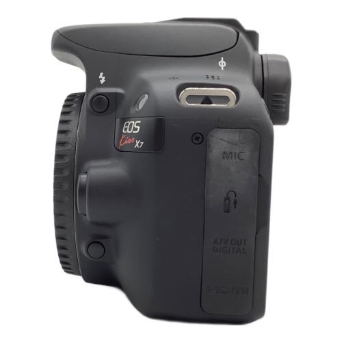 CANON (キヤノン) EOS KISS X7 デジタル一眼レフカメラ ダブルズームキット