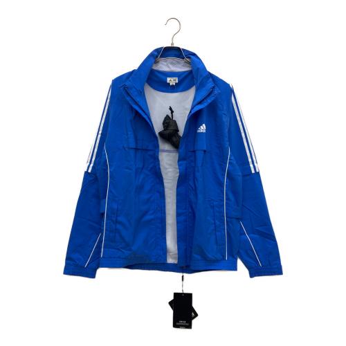 adidas (アディダス) JPレインスーツ IC084 ゴルフウェア(トップス) ブルー 未使用品 ナイロン N45466