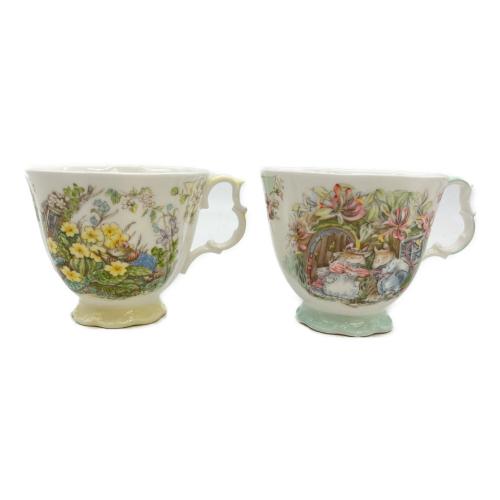ROYAL DOULTON (ロイヤルドルトン) ブランべリーヘッジ フォーシーズンズ カップ&ソーサー 4Pセット