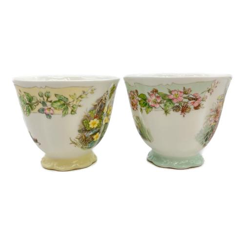 ROYAL DOULTON (ロイヤルドルトン) ブランべリーヘッジ フォーシーズンズ カップ&ソーサー 4Pセット