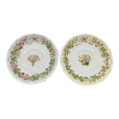 ROYAL DOULTON (ロイヤルドルトン) ブランべリーヘッジ フォーシーズンズ カップ&ソーサー 4Pセット