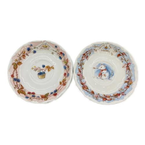ROYAL DOULTON (ロイヤルドルトン) ブランべリーヘッジ フォーシーズンズ カップ&ソーサー 4Pセット