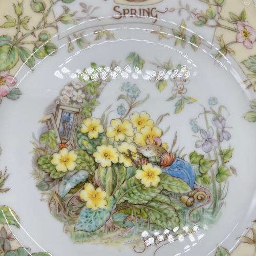 ROYAL DOULTON (ロイヤルドルトン) ブランベリーヘッジ フォーシーズンズ プレート 4Pセット