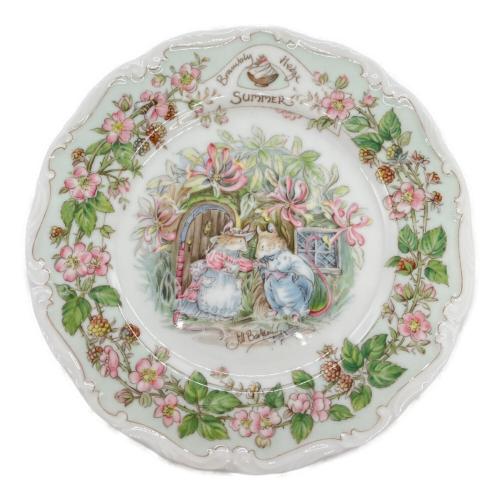 ROYAL DOULTON (ロイヤルドルトン) ブランベリーヘッジ フォーシーズンズ プレート 4Pセット