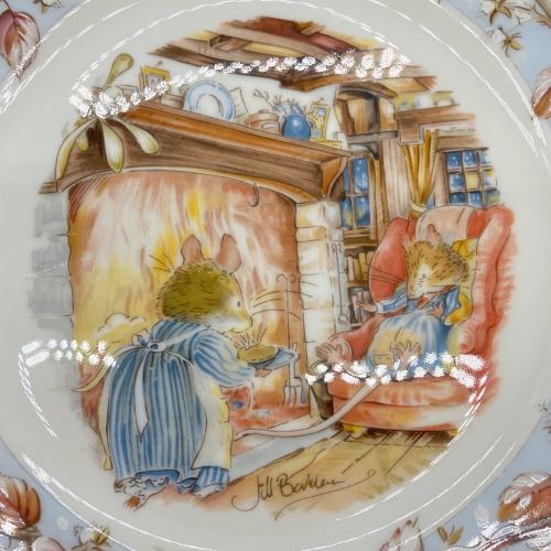 ROYAL DOULTON (ロイヤルドルトン) ブランベリーヘッジ フォーシーズンズ プレート 4Pセット