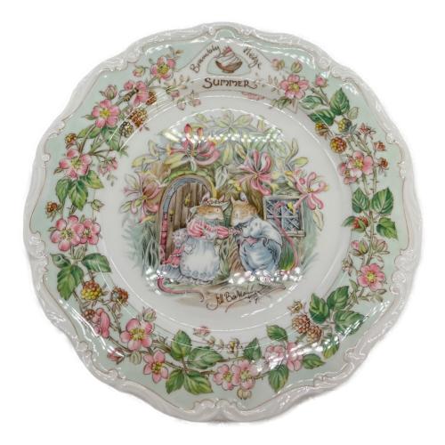 ROYAL DOULTON (ロイヤルドルトン) ブランベリーヘッジ フォーシーズンズ プレート 3Pセット