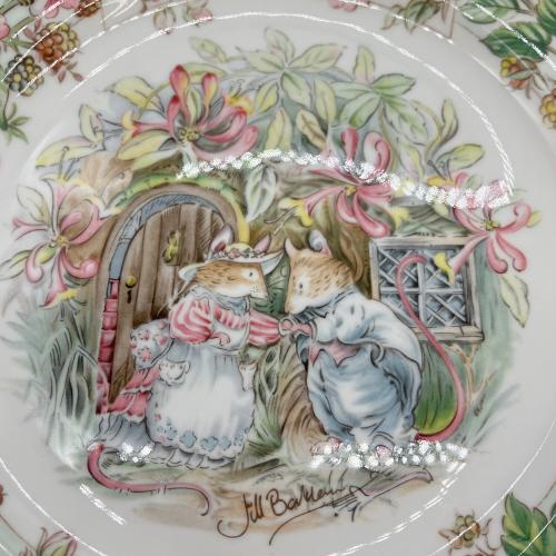 ROYAL DOULTON (ロイヤルドルトン) ブランベリーヘッジ フォーシーズンズ プレート 3Pセット