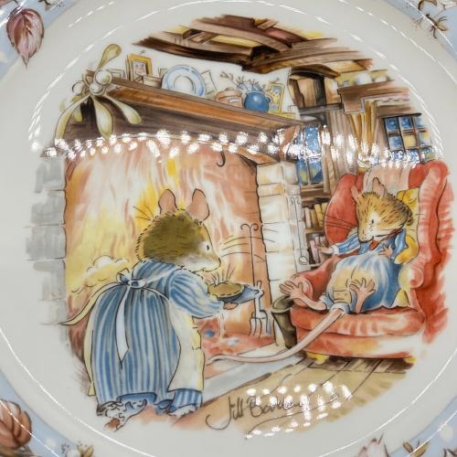 ROYAL DOULTON (ロイヤルドルトン) ブランベリーヘッジ フォーシーズンズ プレート 3Pセット