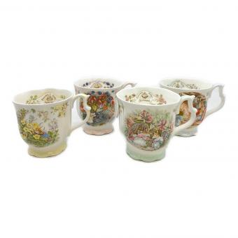 ROYAL DOULTON (ロイヤルドルトン) ブランべリーヘッジ フォーシーズンズ マグカップ 4Pセット