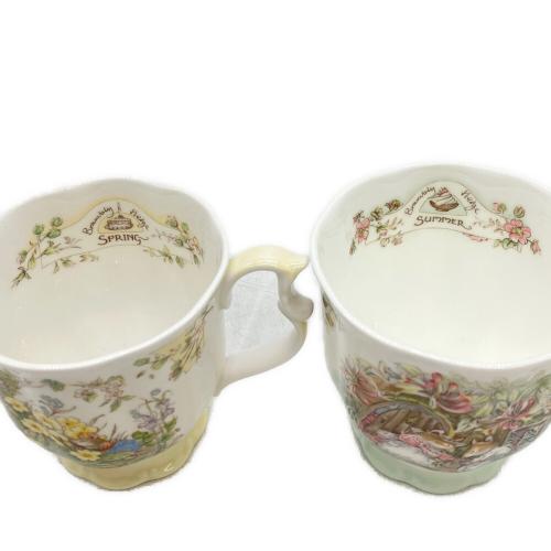 ROYAL DOULTON (ロイヤルドルトン) ブランべリーヘッジ フォーシーズンズ マグカップ 4Pセット