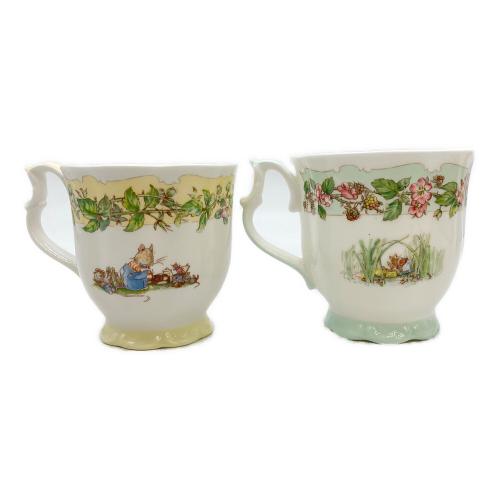 ROYAL DOULTON (ロイヤルドルトン) ブランべリーヘッジ フォーシーズンズ マグカップ 4Pセット