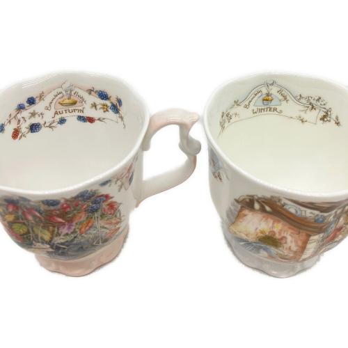 ROYAL DOULTON (ロイヤルドルトン) ブランべリーヘッジ フォーシーズンズ マグカップ 4Pセット