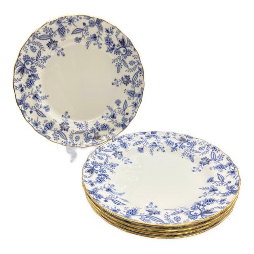 Noritake (ノリタケ) ブルーソレンティーノ 21cm プレート 5Pセット