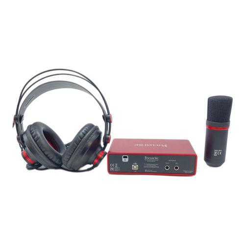 Focusrite (フォーカスライト) オーディオ周辺機器 Scarlett 2i2 studio