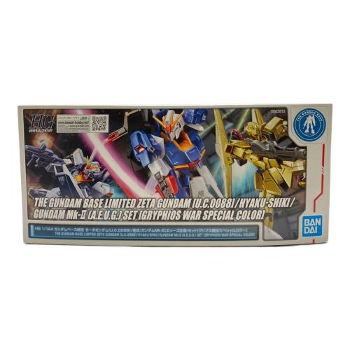BANDAI (バンダイ) HG 1/144 ガンダムベース限定 ゼータガンダム「U.C.0088」百式/ガンダムMk-Ⅱ(エゥーゴ仕様)セット[グリプス戦役スペシャルカラー] ガンプラ 5063810