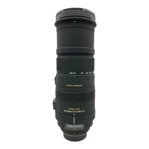 SIGMA (シグマ) ズームレンズ APO 150-500mm F5-6.3 DG OS HSM (ﾆｺﾝ用