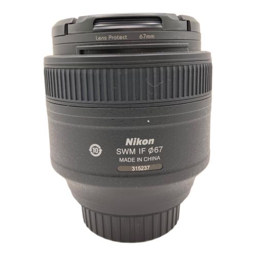 Nikon (ニコン) 単焦点レンズ AF-S NIKKOR 85mm f/1.8G