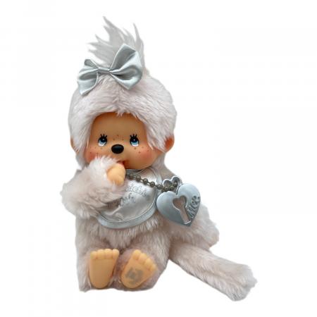 40周年 プラチナ Sサイズ 女の子 モンチッチ monchhichi 数量限定