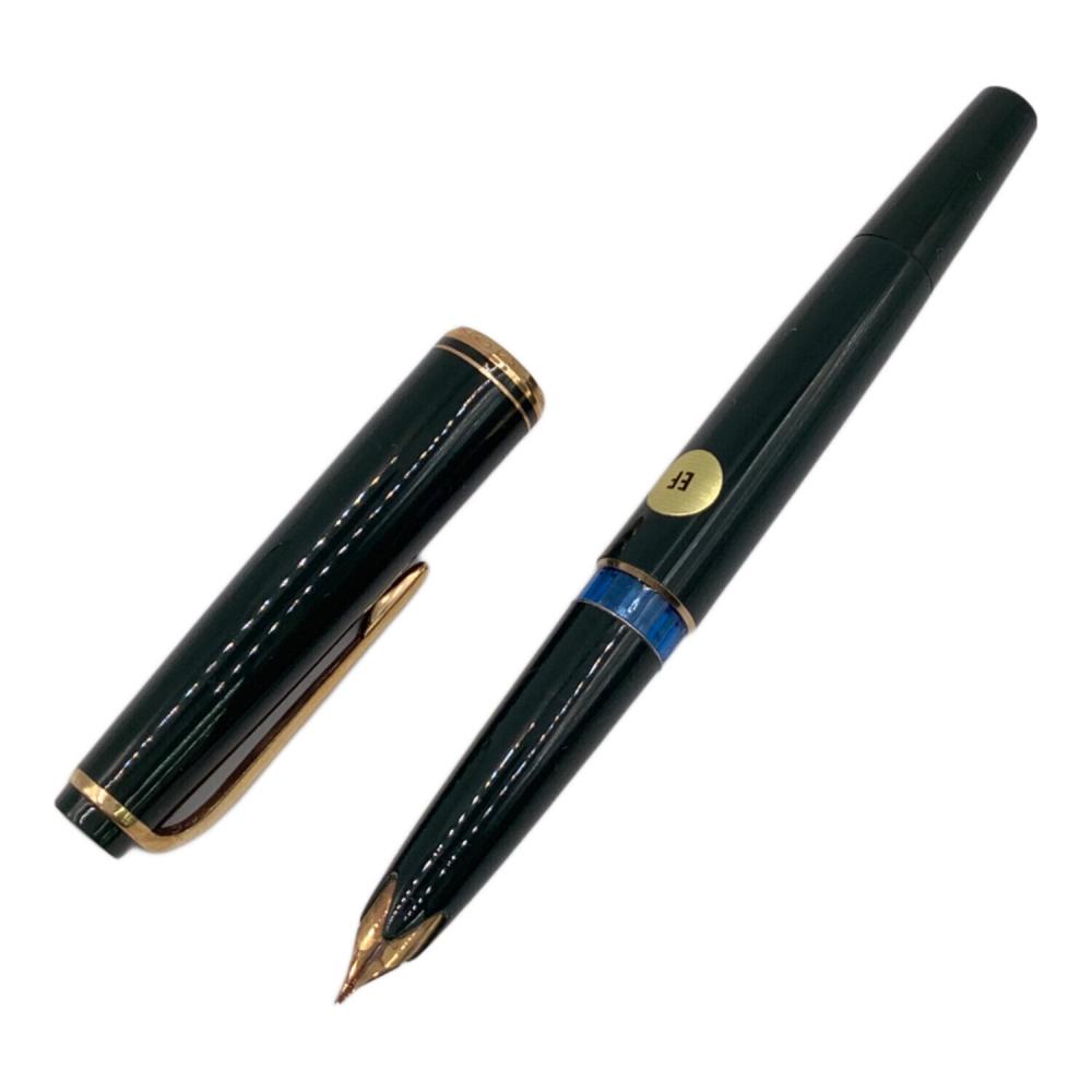 Montblanc 万年筆 本体 ブラック ゴールド　インク青　No.22 MONTBLANC (モンブラン) 万年筆 No.22 グリーン｜トレファクONLINE