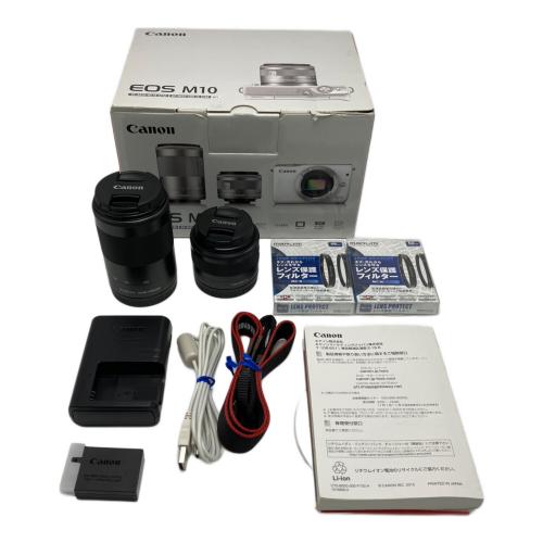 Canon EOS M10 ミラーレスカメラ セット ジャンク品 CANON (キヤノン) EOS M10 ミラーレス一眼カメラ EOSM10BK-WZK