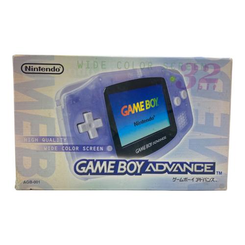 Nintendo (ニンテンドー) GAMEBOY ADVANCE AGB-001