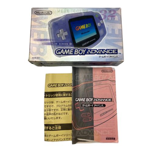 Nintendo (ニンテンドー) GAMEBOY ADVANCE AGB-001