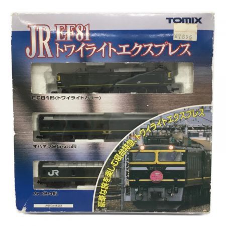 TOMIX (トミックス) Nゲージ 箱ダメージ有 JR EF81 トワイライトエクスプレス 基本セット 動作確認済み 92240