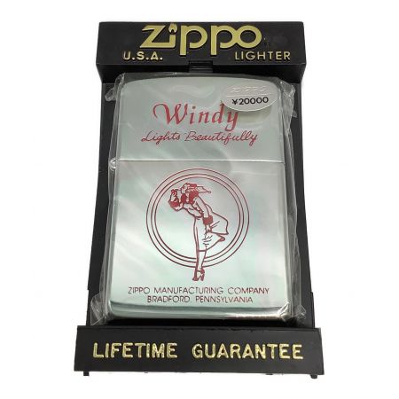 ZIPPO (ジッポ) ドームケース入ウィンディドール付ジッポー 未着火(経年品) レッドドレス 1996年製 ZWN-2