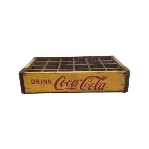 Coca Cola (コカコーラ) ヴィンテージ 木製ボトルケース 現状販売 サビ・ダメージ有