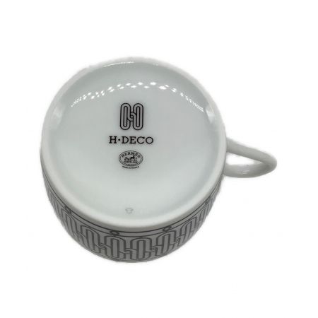 HERMES (エルメス) カップ&ソーサーセット H-DECO Hﾃﾞｺ 未使用 2Pセット