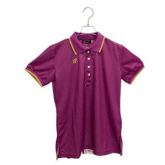 Resurrection (レザレクション) バックライン半袖ポロシャツ レディース SIZE M パープル ゴルフウェア 22SSPS02-W
