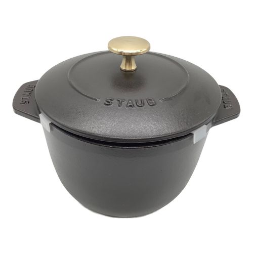 Staub (ストウブ) ココット デ ゴハン M 16cm ブラック｜トレファクONLINE