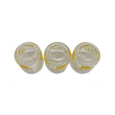 東洋ガラス TOYO GLASS (トウヨウガラス) レトログラスセット レモン柄 デッドストック　長期保管品 箱付 6Pセット